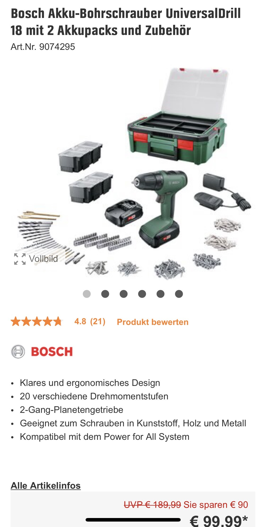 Bosch 50 Aktion Bei Obi Preisjager