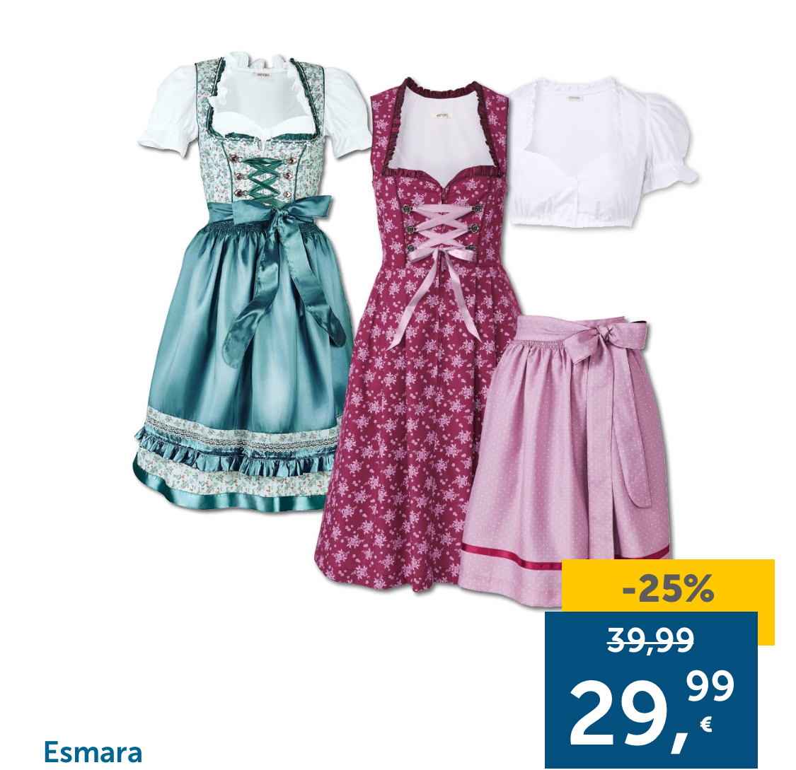 Lidl Plus App: Esmara Dirndl 3-teilig - PREISJÄGER.AT