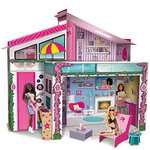 Liscianigiochi 76932 - Barbie 2-stöckige Villa zum Selbstbauen
