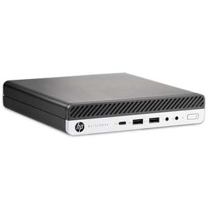 (Refurbished - Sehr Gut) HP EliteDesk 800 G3 Mini mit i7-7700 @ 3,6 GHz - 16GB RAM - 256GB SSD - Win10Pro