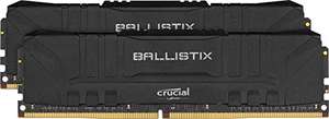 Crucial Ballistix schwarz DIMM RAM Kit 32GB, DDR4-3200, CL16-18-18-36