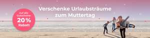 Heute 20% auf Holidaycheck-Reisegutscheine