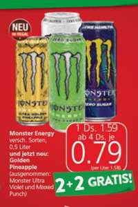 Monster Energy Drink 2+2 gratis beim Spar/Interspar/Eurospar 29.2.-20.3.