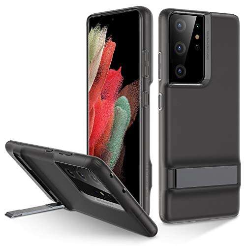 ESR Metall Ständer Hülle für Samsung Galaxy S21 Ultra in Schwarz oder Klar