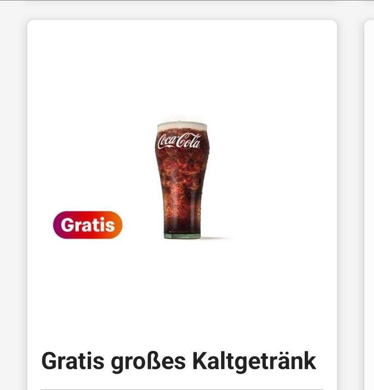 McDonald's Getränk/ Burger Klassiker/ McSundae - GRATIS (personalisiert)