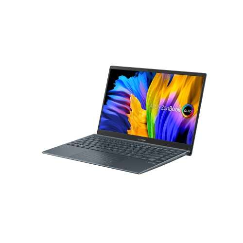 ASUS Zenbook OLED UM325SA-KG076T Laptop (13.3 Inches, FHD, 1920 x 1080, Glare) Notebook (AMD Ryzen 5-5600U, 8GB RAM, 512 GB SSD (Prime)