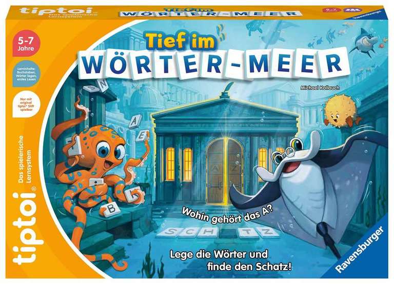 Ravensburger tiptoi Spiel: Tief im Wörter-Meer