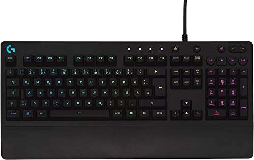 Logitech G213 Prodigy Gaming-Tastatur, RGB-Beleuchtung, Programmierbare G-Tasten, Multi-Media Bedienelemente