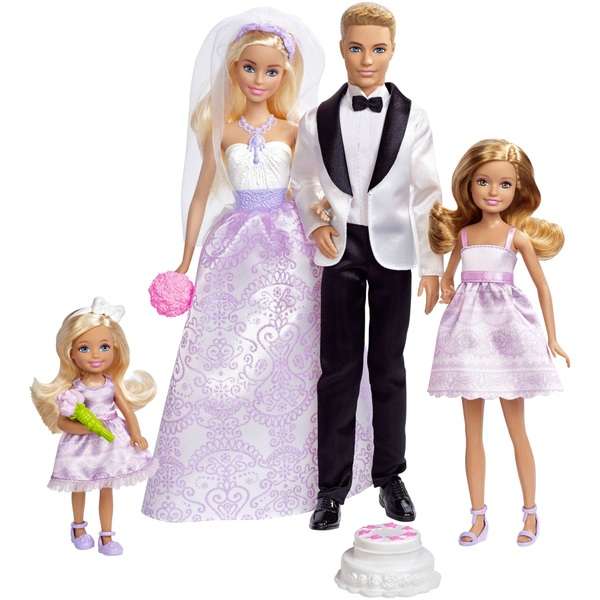 Mattel Barbie Hochzeit Spielset 4-tlg.