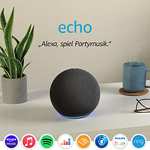 Echo (4. Generation) Integrierter Zigbee Smart Home-Hub + 1x Philips Hue Smarte Lampe