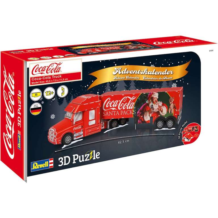 Revell Adventskalender »3-D-Puzzle, Coca-Cola Truck«
