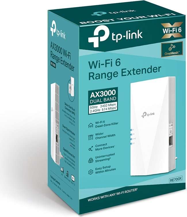 TP-Link RE700X WiFi 6 WLAN Verstärker