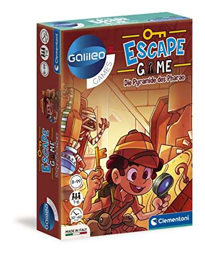 Clementoni Kids Escape Game – Die Pyramide des Pharao oder Abenteuer in London