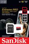 SanDisk Extreme PRO microSDXC UHS-I Speicherkarte 256 GB + Adapter & RescuePRO Deluxe, 200MB/s