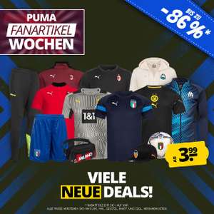 Sportspar: Puma Fanartikel Sale (BVB, ManCity, AC Mailand und mehr)