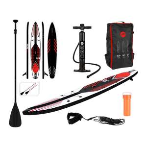 PURE4FUN Sup Racing oder Touring Complete Package, Paddle-Board-Paket