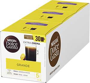 Nescafé Dolce Gusto Grande, XXL-Vorratsbox, 90 Kaffeekapseln, (3 x 30 Kapseln)