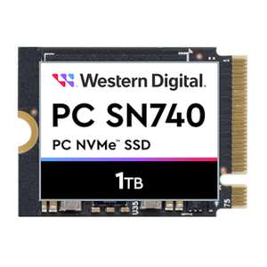 Western Digital PC SN740 NVMe SSD 1TB, M.2 2230, Steam Deck kompatibel