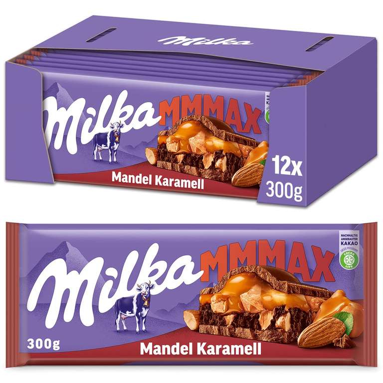 Milka Mandel Karamell 12* 300g