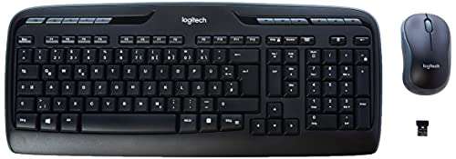 Logitech MK330 Kabelloses Tastatur-Maus-Set