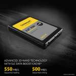 Intenso Interne 2,5" SSD SATA III Performance, 1 TB, 550 MB/Sekunden