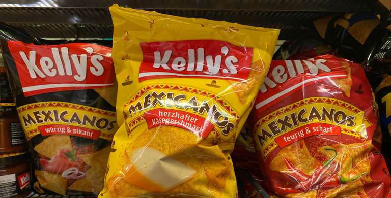 Einkaufen wie damals (keine Kundenkarte und keine Pickerl) - Kelly's Mexicanos (verschiedene Sorten)