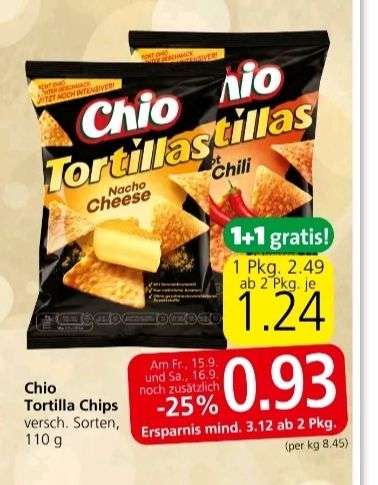 [Spar] 2x 125g Chio Tortilla Chips (Fr & Sa)