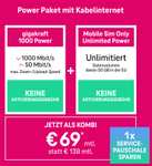 Magenta: Gigakraft 1000 Power Internet + Mobile SIM Only Unlimited Power 5G Tarife