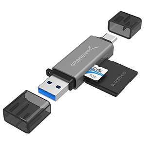 SABRENT SD, Micro SD Kartenleser, USB typ C 3.2 gen