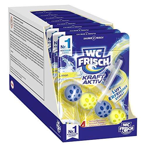 WC FRISCH Kraft Aktiv Duftspüler Lemon (10er Pack)