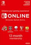 12 Monate Nintendo Switch Online / Online Family für 25,99€