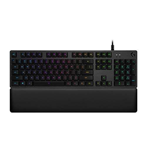 Logitech G513 mechanische Gaming-Tastatur, GX-Brown Taktile Switches, RGB-Beleuchtung