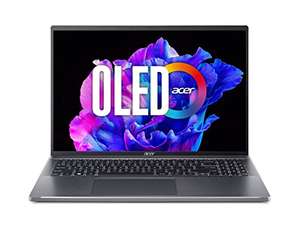 Acer Swift Go (SFG16-71-584X) Ultrabook/Laptop | 16" 3.2K OLED 120Hz Display | Intel Core i5-1335U | 16 GB RAM | 512 GB SSD