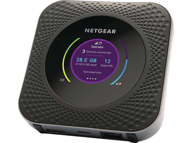 NETGEAR Mobiler Hotspot Router MR1100 mit Netzwerk Anschluss