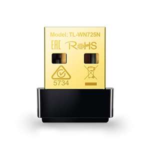 TP-Link TL-WN725N Nano USB WLAN Stick Adapter (bis zu 150Mbit/s, Nano Größe) schwarz
