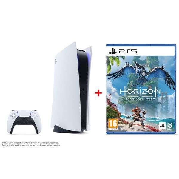 PlayStation 5 (Disc) + Horizon Forbidden West