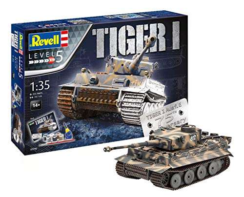 Revell "Tiger" Panzermodellbausatz (75 Jahres Edition, Maßstab 1:35, 24cm)