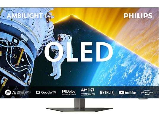 PHILIPS 65OLED809 (2024) 65 Zoll 4K OLED Smart Ambilight TV + 5 Jahre ...