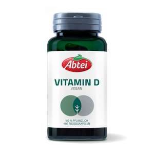 Abtei Nature & Science Vitamin D3 vegan, 180 Flüssigkapseln