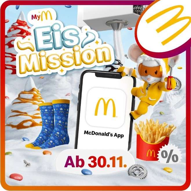 McDonald's Eis Mission Adventkalender 2023, VIP Codes -> siehe Dealbeschreibung
