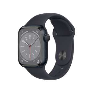 Apple Watch Series 8 GPS 41mm MNP53FD/A Aluminiumgehäuse Mitternacht Sportarmband Mitternacht / oder 45mm Polarstern für 319€