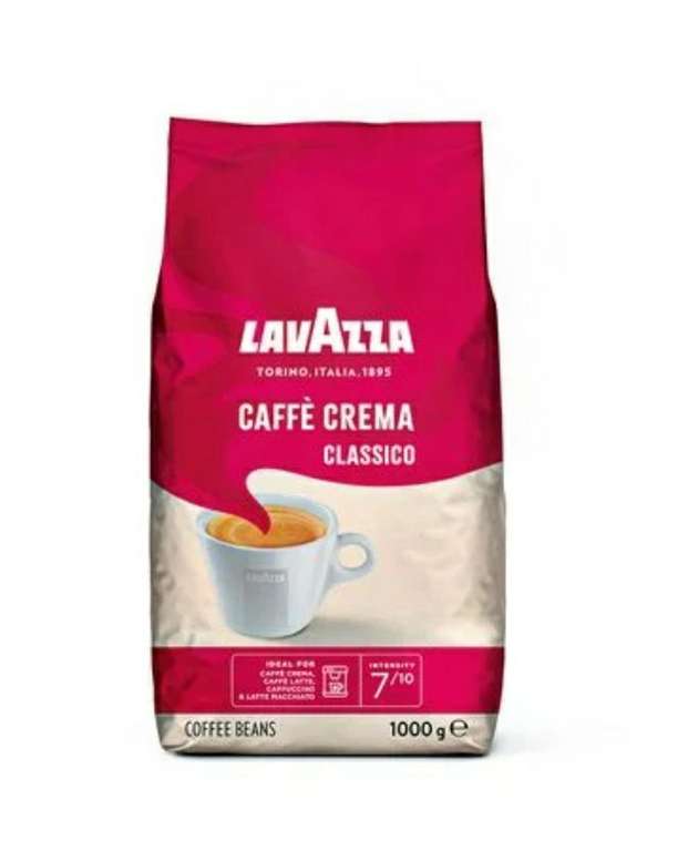 LAVAZZA Caffè Crema Classico Bohnen, Kaffee Crema e Aroma, Espresso Italiano Cremoso 1kg beim Müller je € 10.99