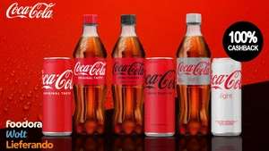 [foodora, Wolt, Lieferando] 3x gratis Coca Cola in der Dose oder Flasche