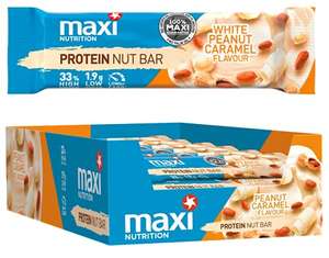 MaxiNutrition Protein Nur Bar - White Peanut Caramel, 18 x 45g
