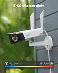 Reolink Duo Wifi Überwachungskamera; 180 Grad Weitwinkel; Spotlight, FTP, 2 Linsen, 30m Nachtsicht, 2-Wege-Audio, intelligente Erkennung