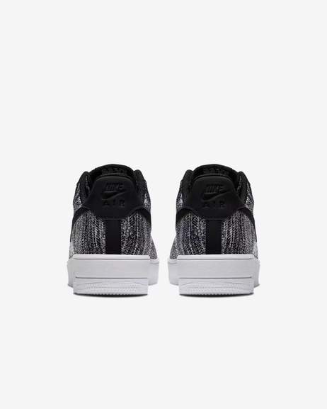 air force 1 flyknit 2 black pure platinum