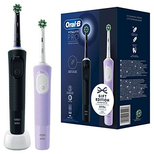 Oral-B Vitality Pro Elektrische Zahnbürste, Doppelpack
