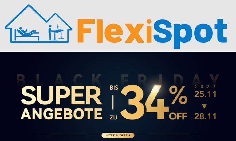 Flexispot höhenverstellbare Tische Black Friday Angebote zb E7 um 309,99€