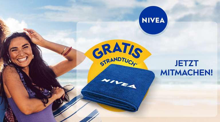 Gratis Strandtuch bei Kauf von Nivea Produkte