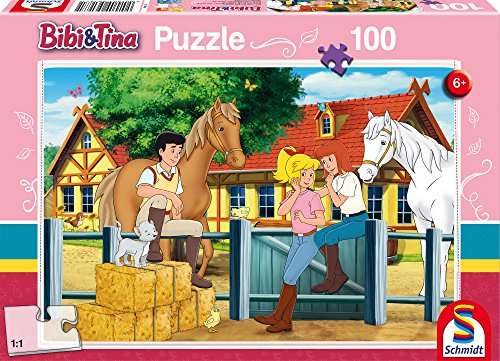 Schmidt Spiele Bibi & Tina Auf dem Martinshof 100 teile Puzzle